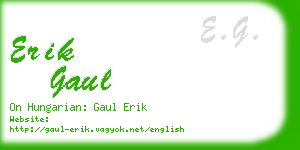 erik gaul business card